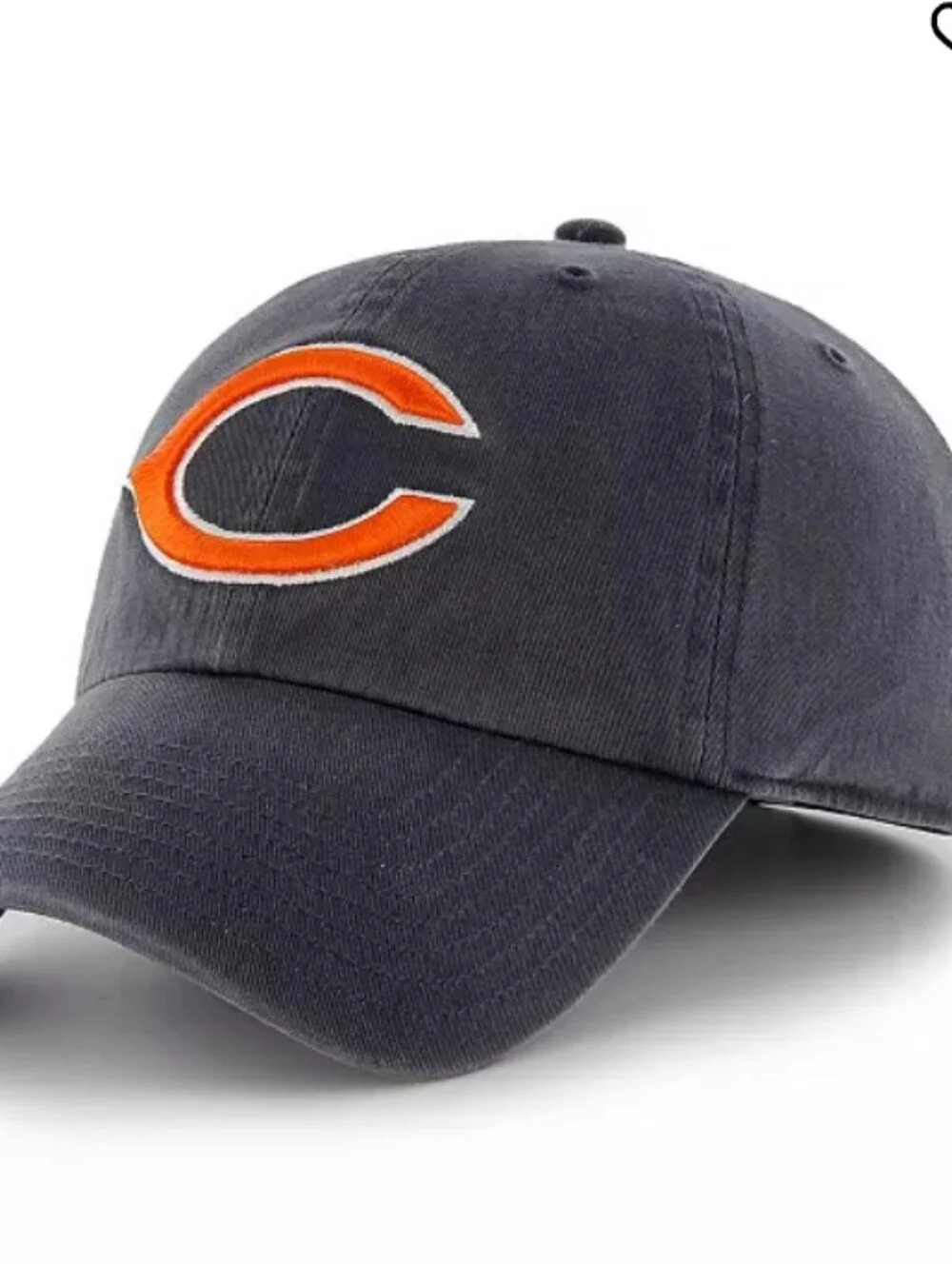 47 Brand Chicago Bears Navy Blue Baseball Hat One Size Adjustable Clean Up NFL